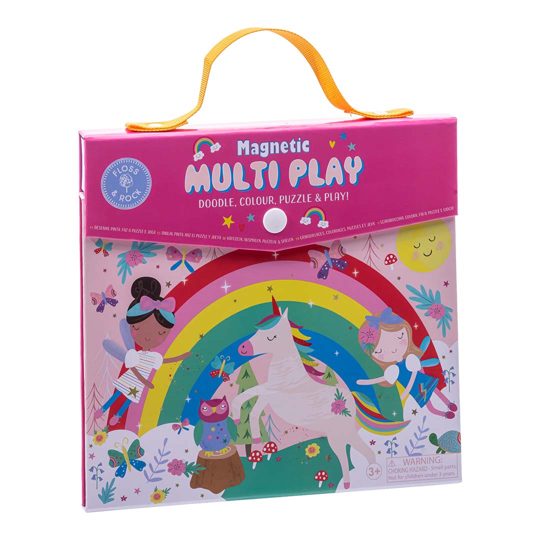 Magnetinė scena 4 in 1, Vaivorykštės fėja – Pupuliuk.lt