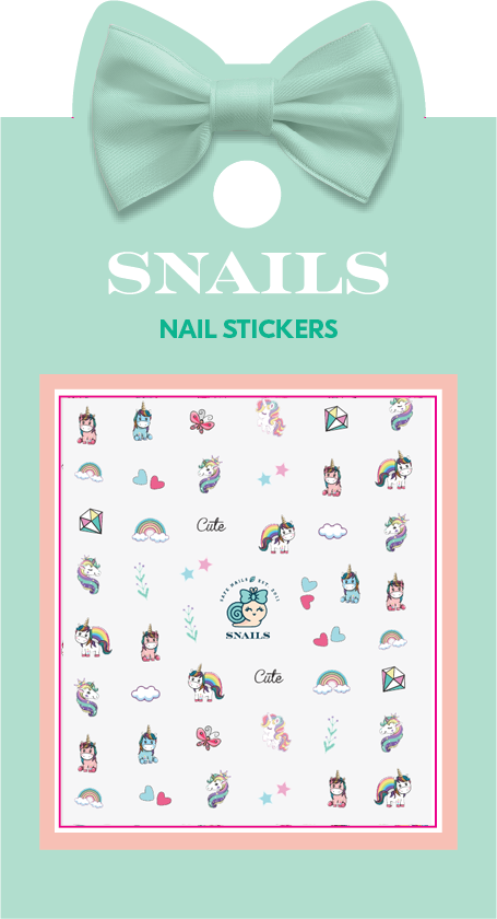 Snails nagų lipdukai, Vienaragių karalienė – Pupuliuk.lt