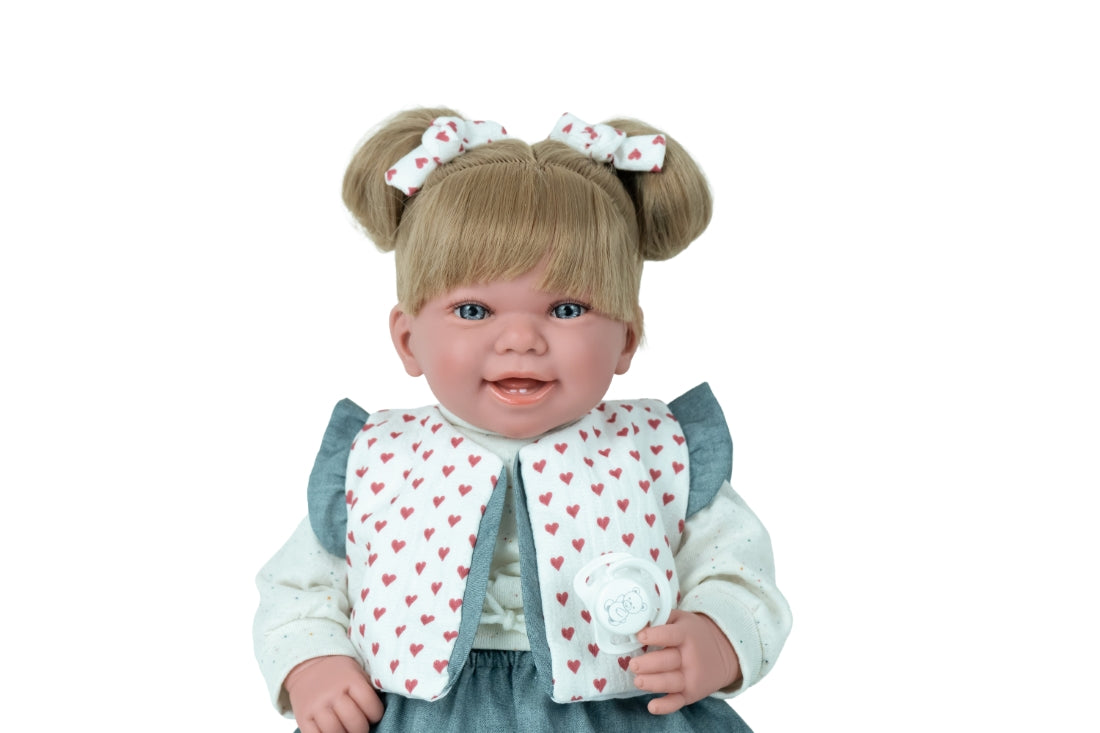 Arias lėlė mergaitė, kuri juokiasi, 45 cm – Pupuliuk.lt