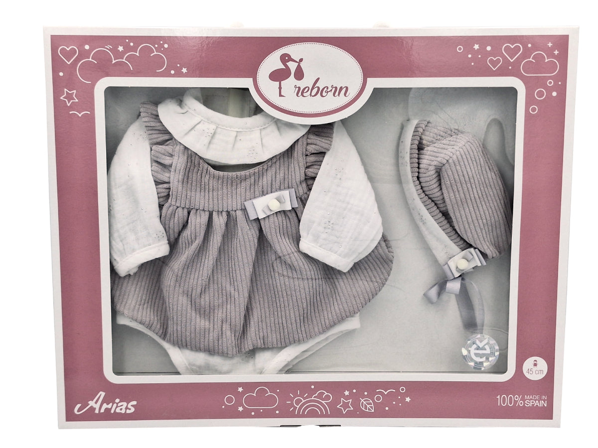 Arias lėlės kūdikio rūbeliai, 45 cm – Pupuliuk.lt