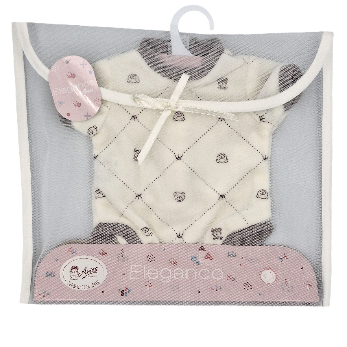 Arias lėlės kūdikio rūbeliai, 42 cm – Pupuliuk.lt