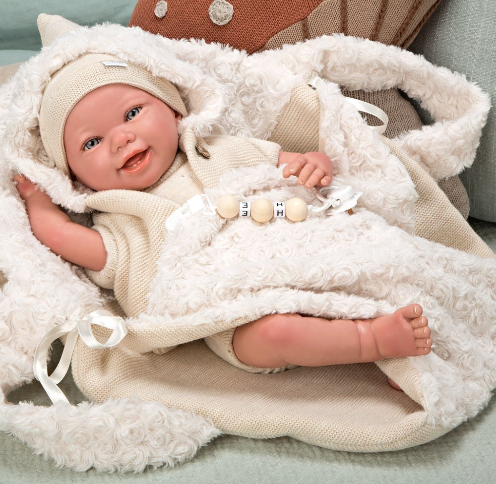 Arias Reborn kūdikėlis, 45 cm – Pupuliuk.lt