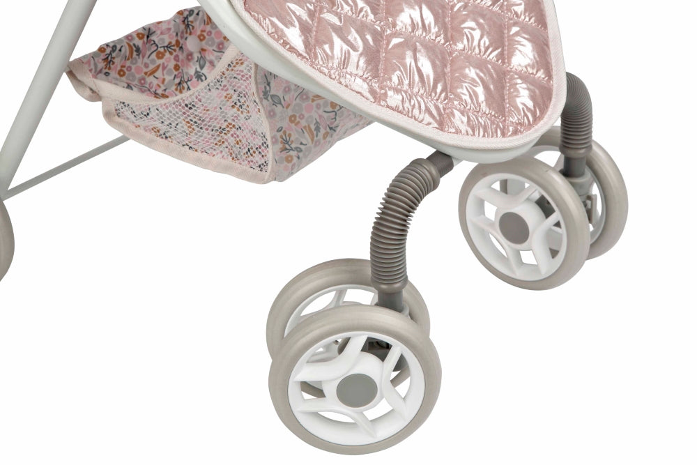 Arias lėlės kūdikio sportinis vežimėlis, blizgantis, 62 cm – Pupuliuk.lt