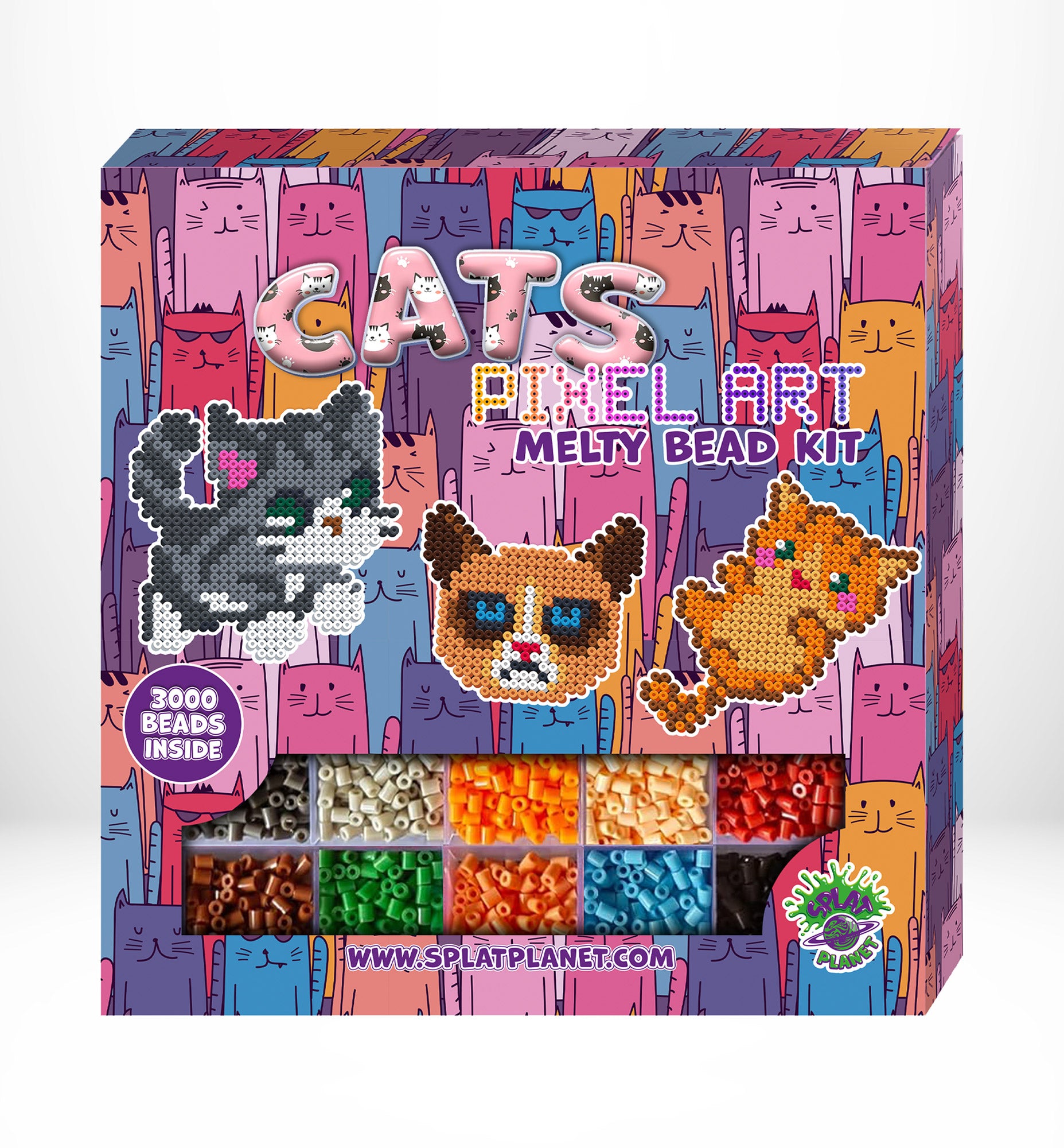Splat Planet lyginimo karoliukai, Kačiukai – Pupuliuk.lt
