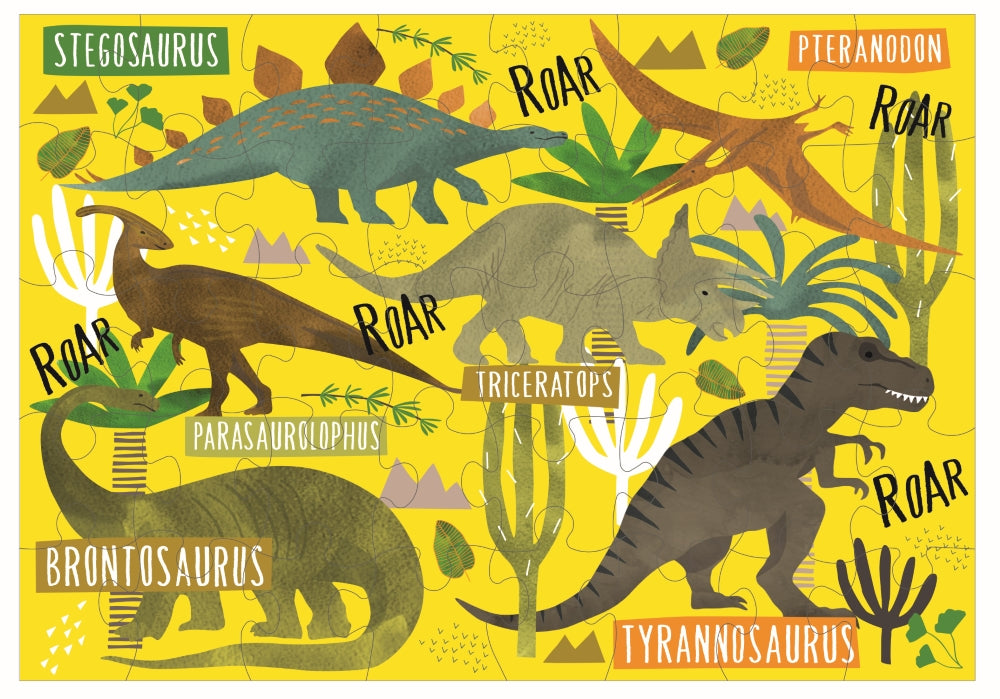 Dėlionė, Dinozauras, 40 det. – Pupuliuk.lt