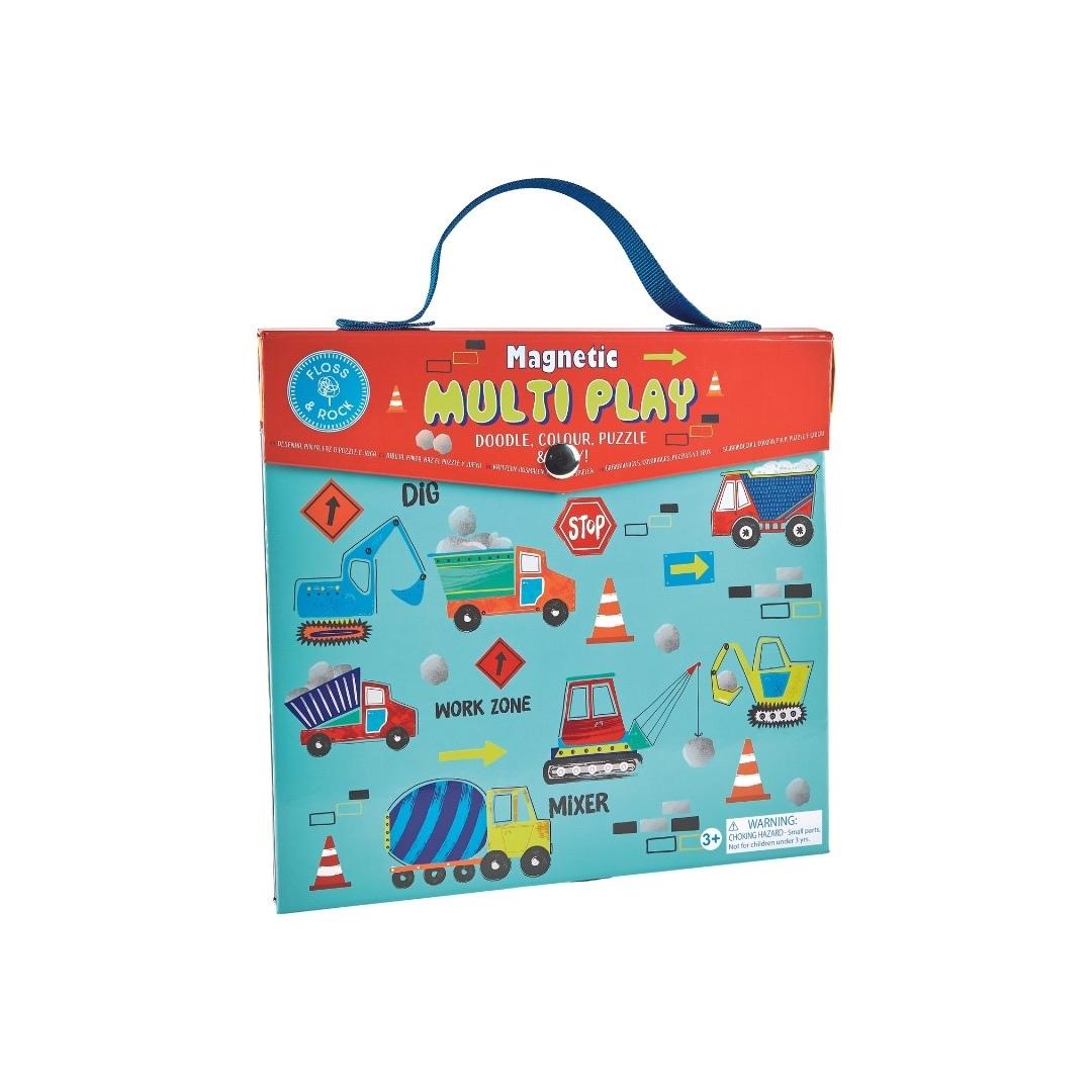 Magnetinė scena 4 in 1, Statybos – Pupuliuk.lt