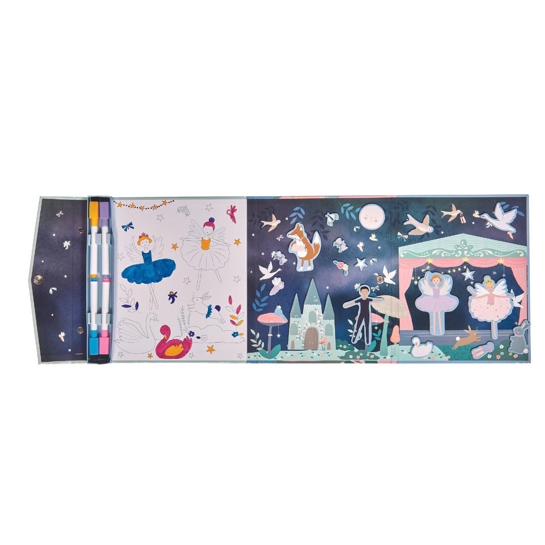 Magnetinė scena 4 in 1, Užburtoji – Pupuliuk.lt