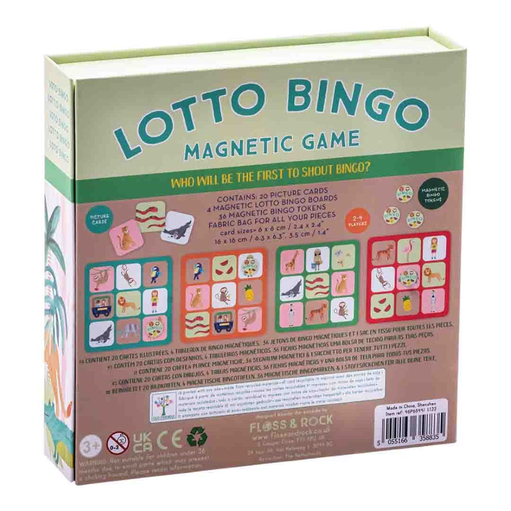Magnetinis žaidimas bingo loto, Džiunglės – Pupuliuk.lt