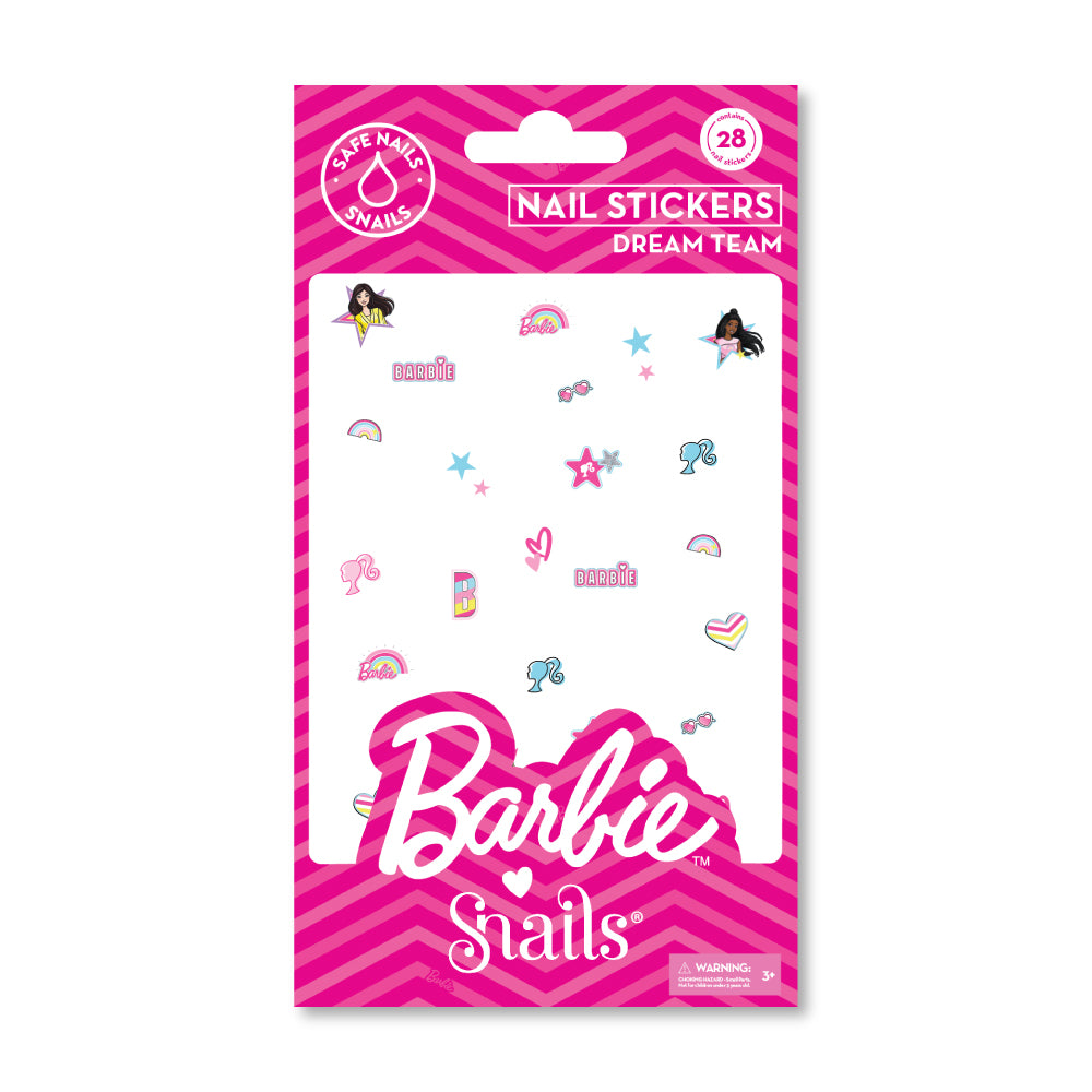 Barbie Snails nagų lipdukai, Dream Team – Pupuliuk.lt