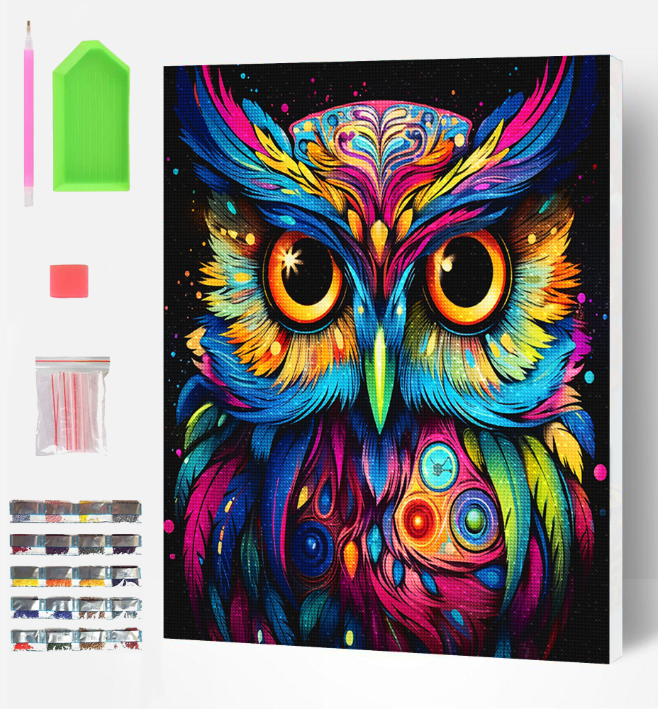 Splat Planet deimantinė dėlionė PELĖDA 30x40 cm – Pupuliuk.lt