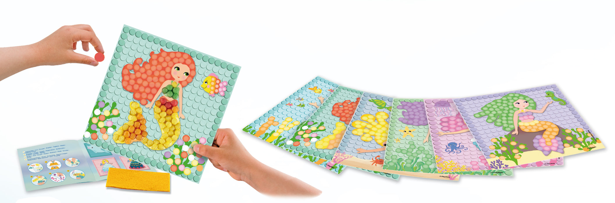 PlayMais žaidimas mozaika 2300, Undinėlė – Pupuliuk.lt