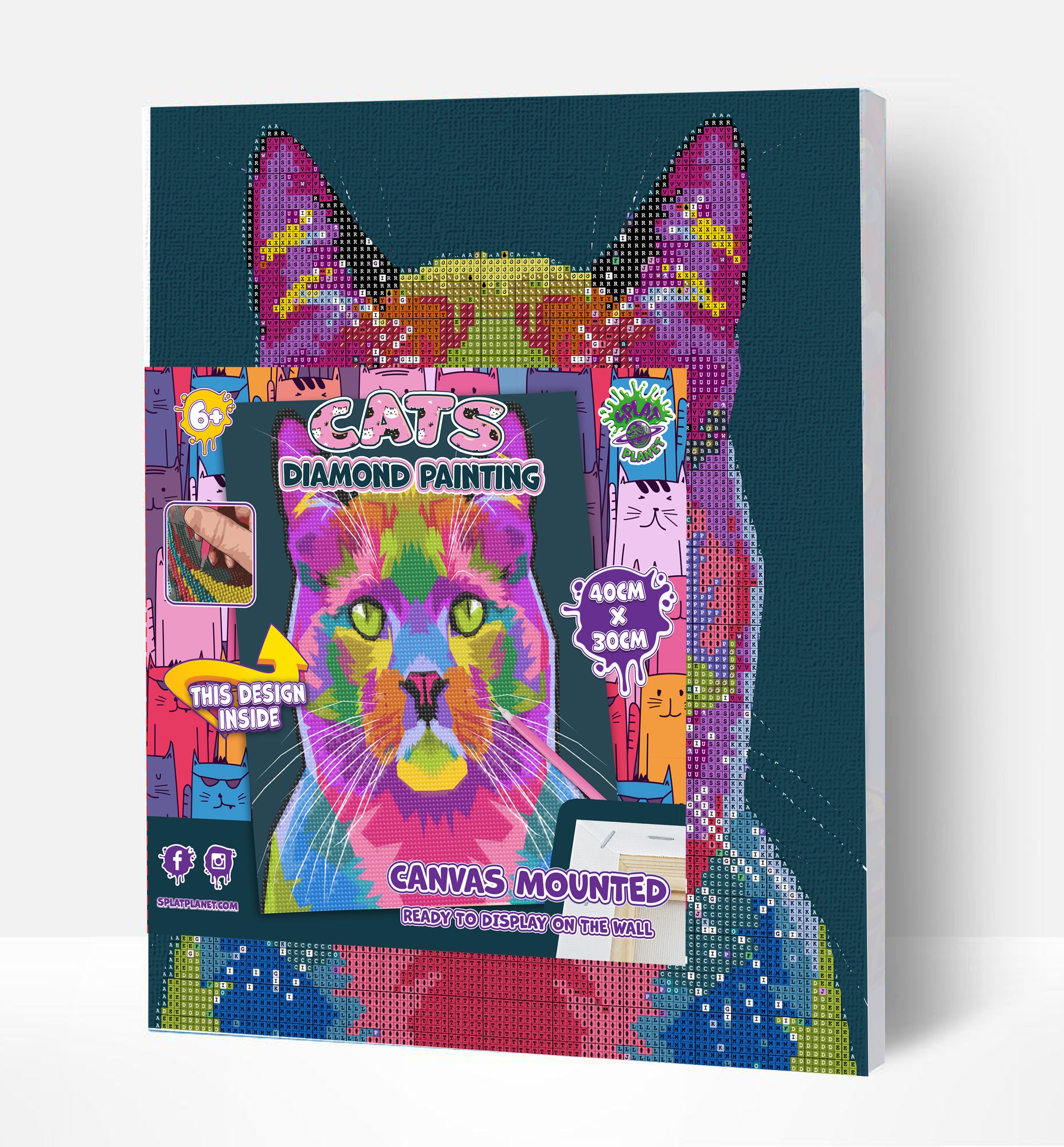 Splat Planet deimantinė dėlionė KATĖ 30x40 cm – Pupuliuk.lt