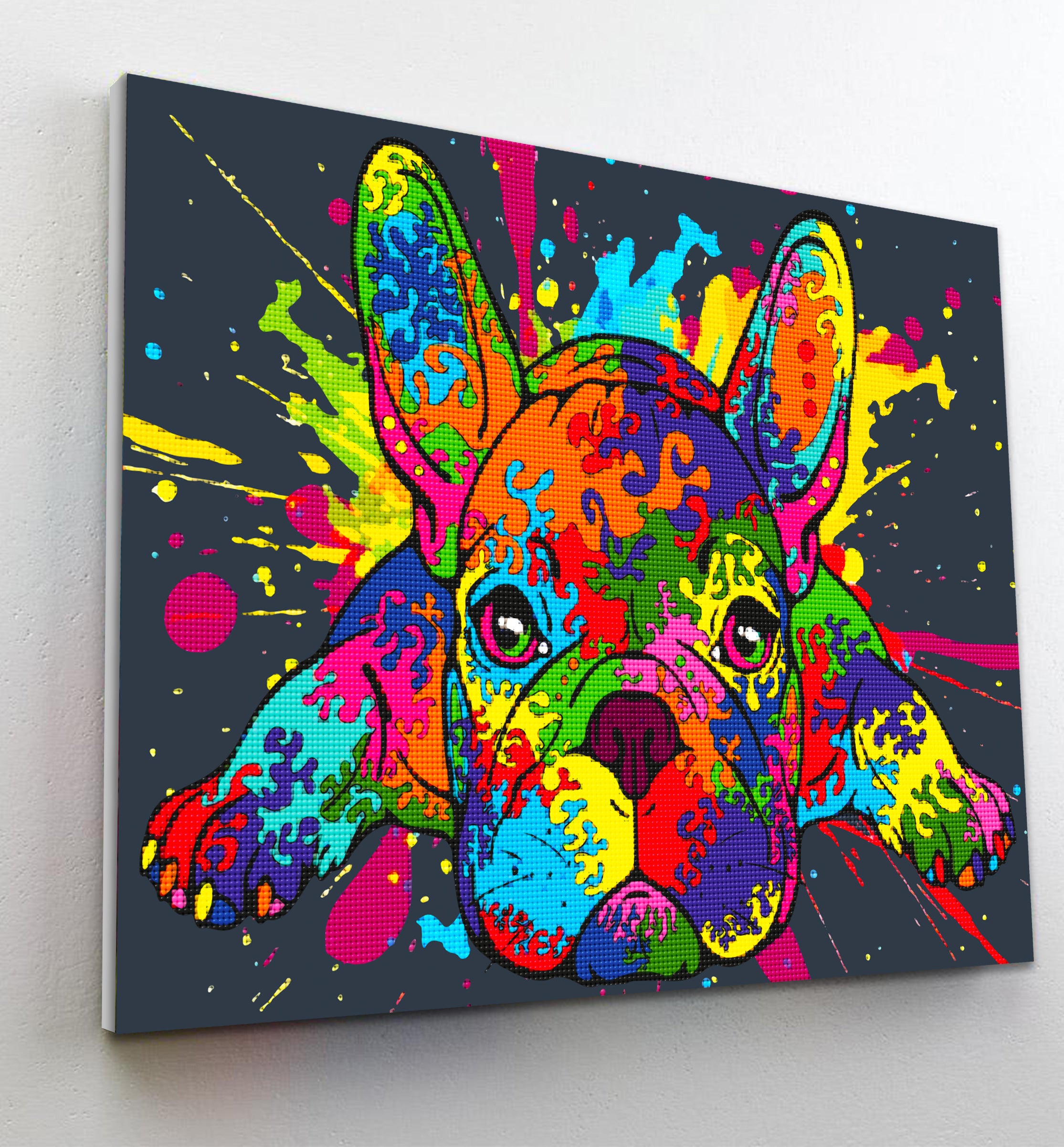 Splat Planet deimantinė dėlionė PRANCŪZŲ BULDOGAS 30x40 cm – Pupuliuk.lt
