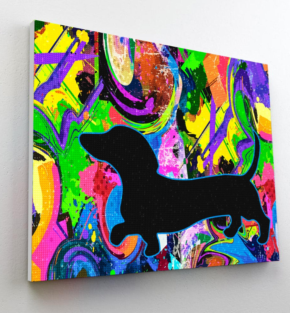 Splat Planet deimantinė dėlionė ŠUO TAKSAS 30x40 cm – Pupuliuk.lt