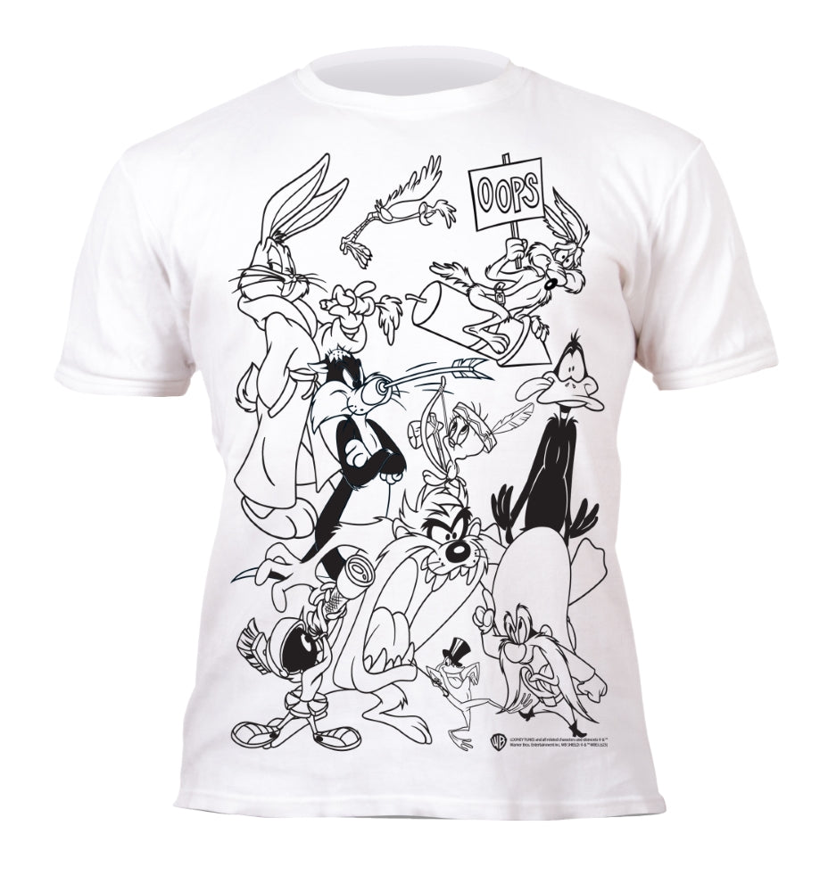 Splat Planet marškinėliai su flomasteriais Looney Tunes – Pupuliuk.lt