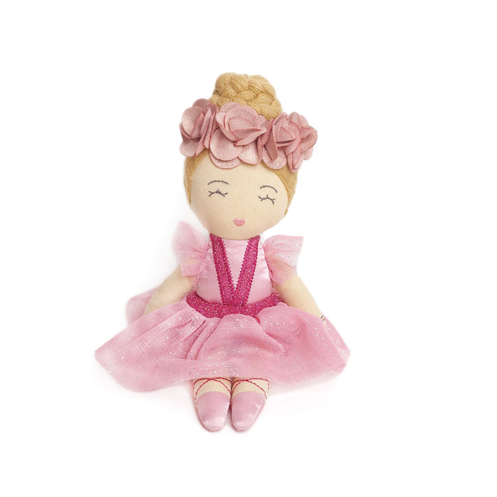 Svoora medžiaginė lėlė balerina, 20 cm – Pupuliuk.lt