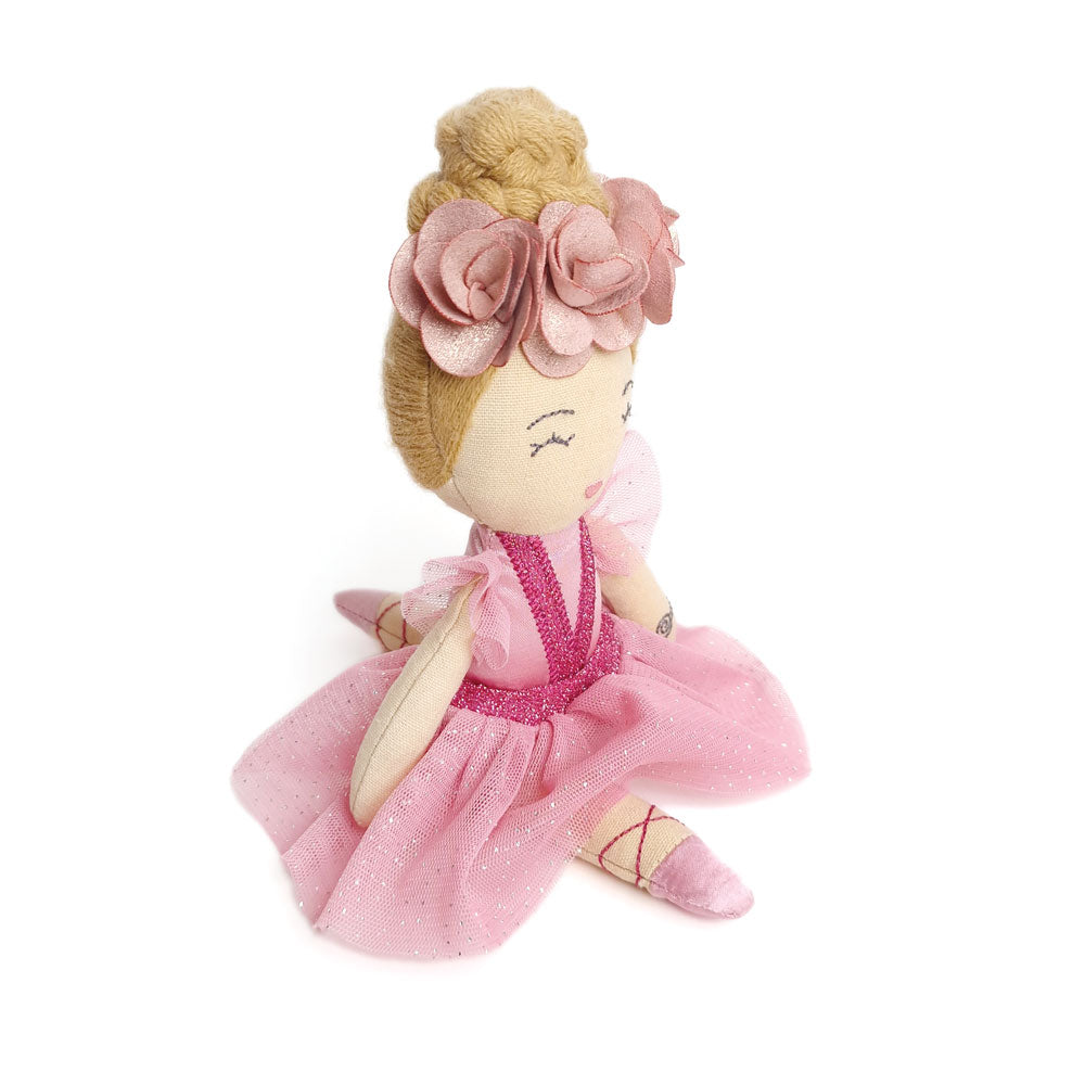 Svoora medžiaginė lėlė balerina, 20 cm – Pupuliuk.lt