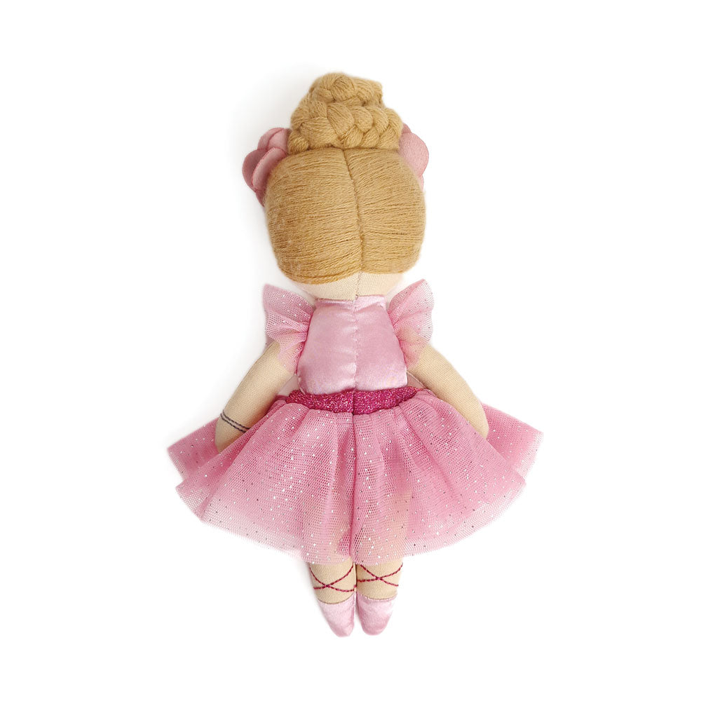 Svoora medžiaginė lėlė balerina, 20 cm – Pupuliuk.lt