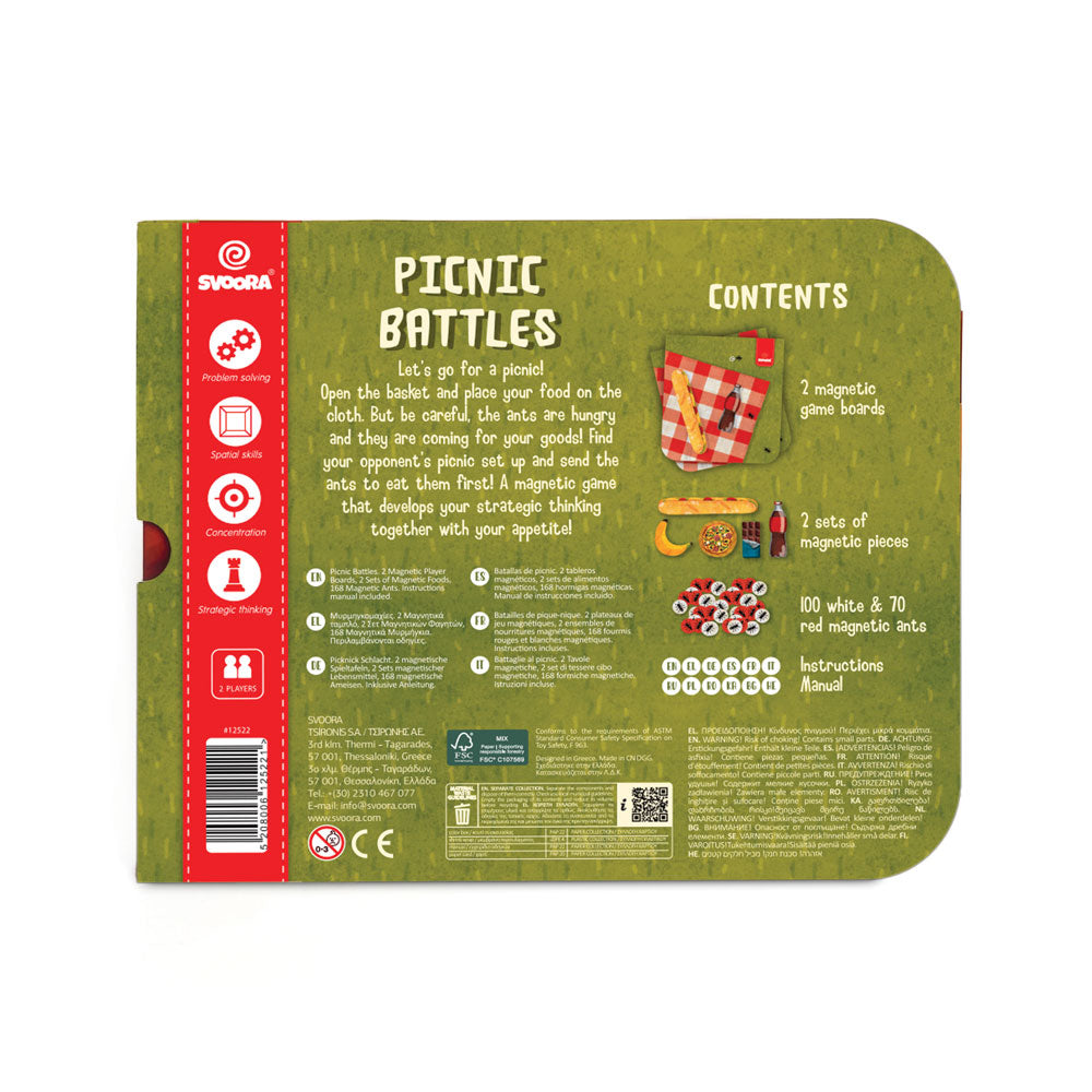 Svoora magnetinis žaidimas, Pikniko mūšis – Pupuliuk.lt