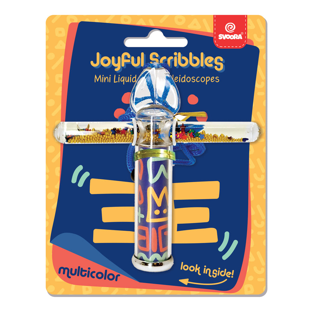 Svoora kaleidoskopas su tūbele, Margi raštai, 10 cm – Pupuliuk.lt