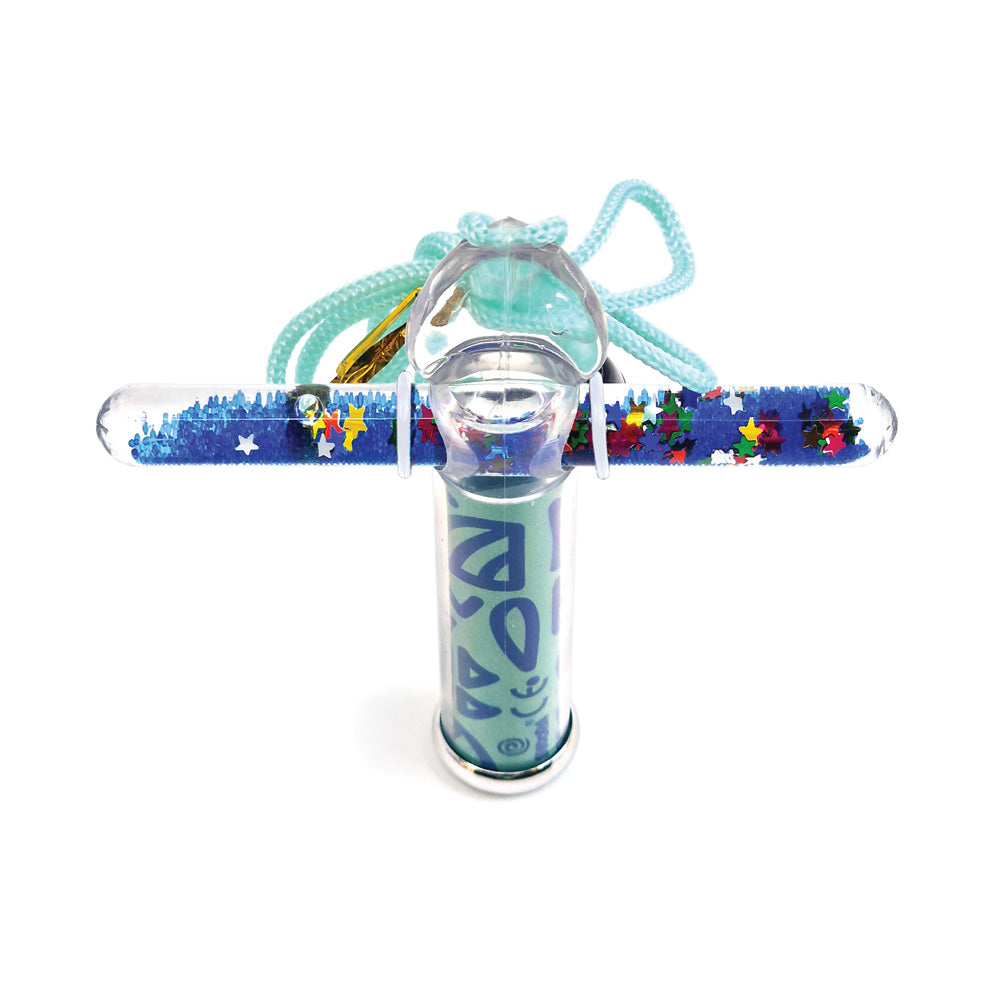 Svoora kaleidoskopas su tūbele, Mėlyni raštai, 10 cm – Pupuliuk.lt