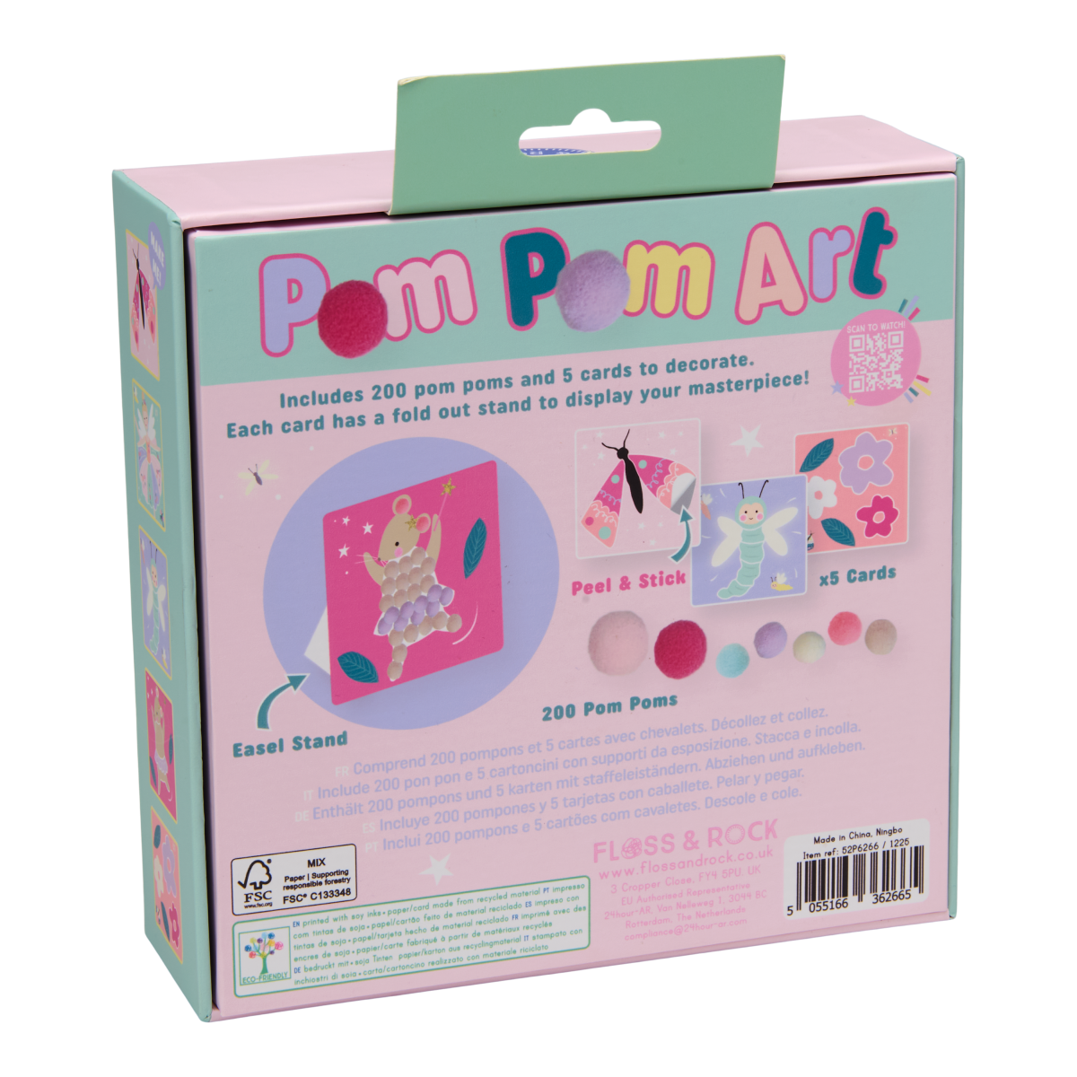 Kūrybinis rinkinys su pomponais, Užburtoji – Pupuliuk.lt