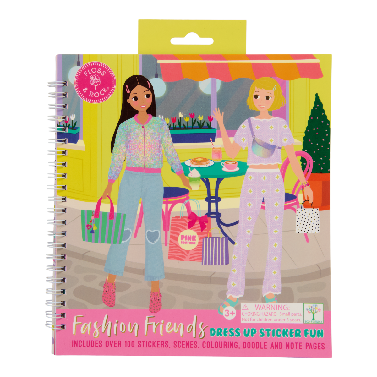 Knygelė su 100 lipdukų Dress up, mieste – Pupuliuk.lt