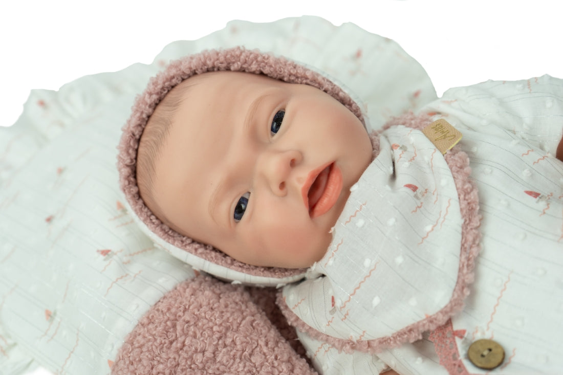 Arias silikoninė Reborn lėlė kūdikėlis, mergaitė 40 cm – Pupuliuk.lt