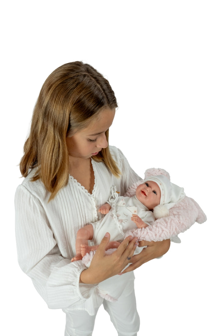 Arias Reborn lėlė kūdikėlis su miego pagalve, 35 cm – Pupuliuk.lt