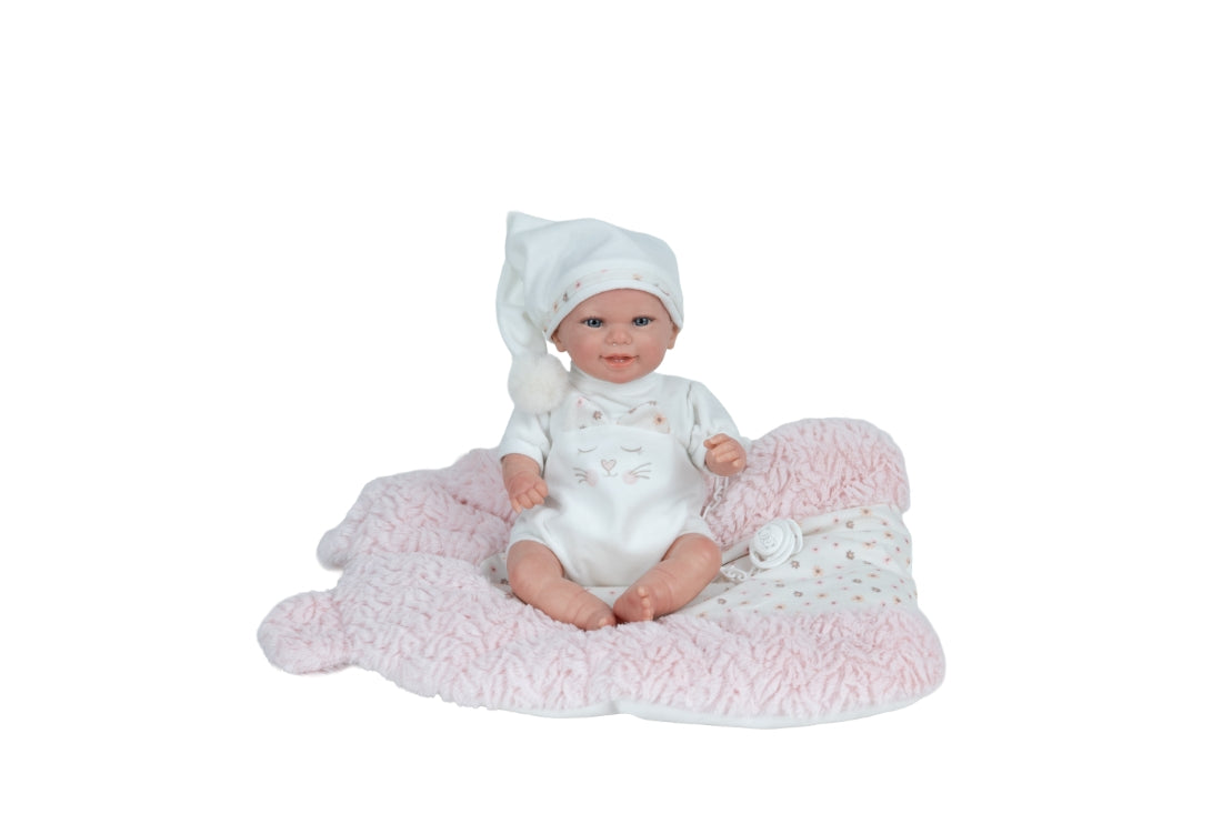 Arias Reborn lėlė kūdikėlis su miego pagalve, 35 cm – Pupuliuk.lt