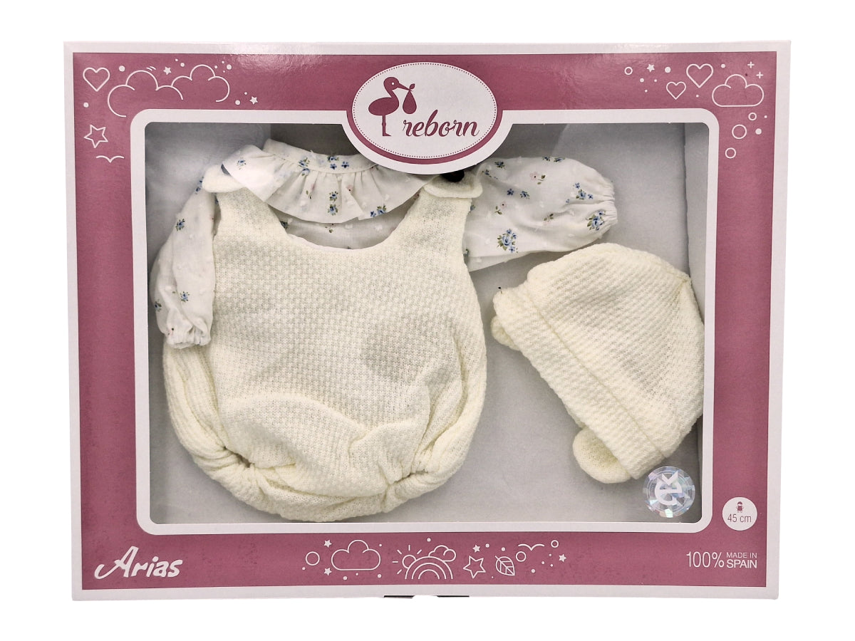 Arias lėlės kūdikio rūbeliai, 45 cm – Pupuliuk.lt