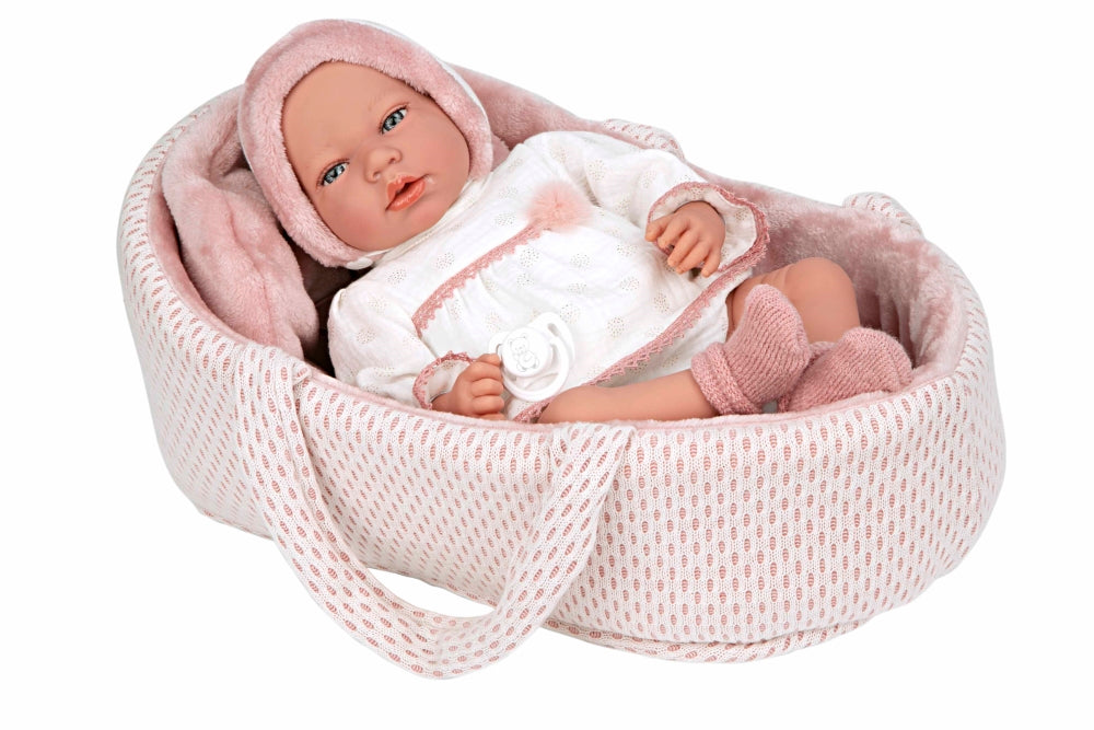 Arias lėlė su pašiltinta nešykle, su garsu 40 cm – Pupuliuk.lt