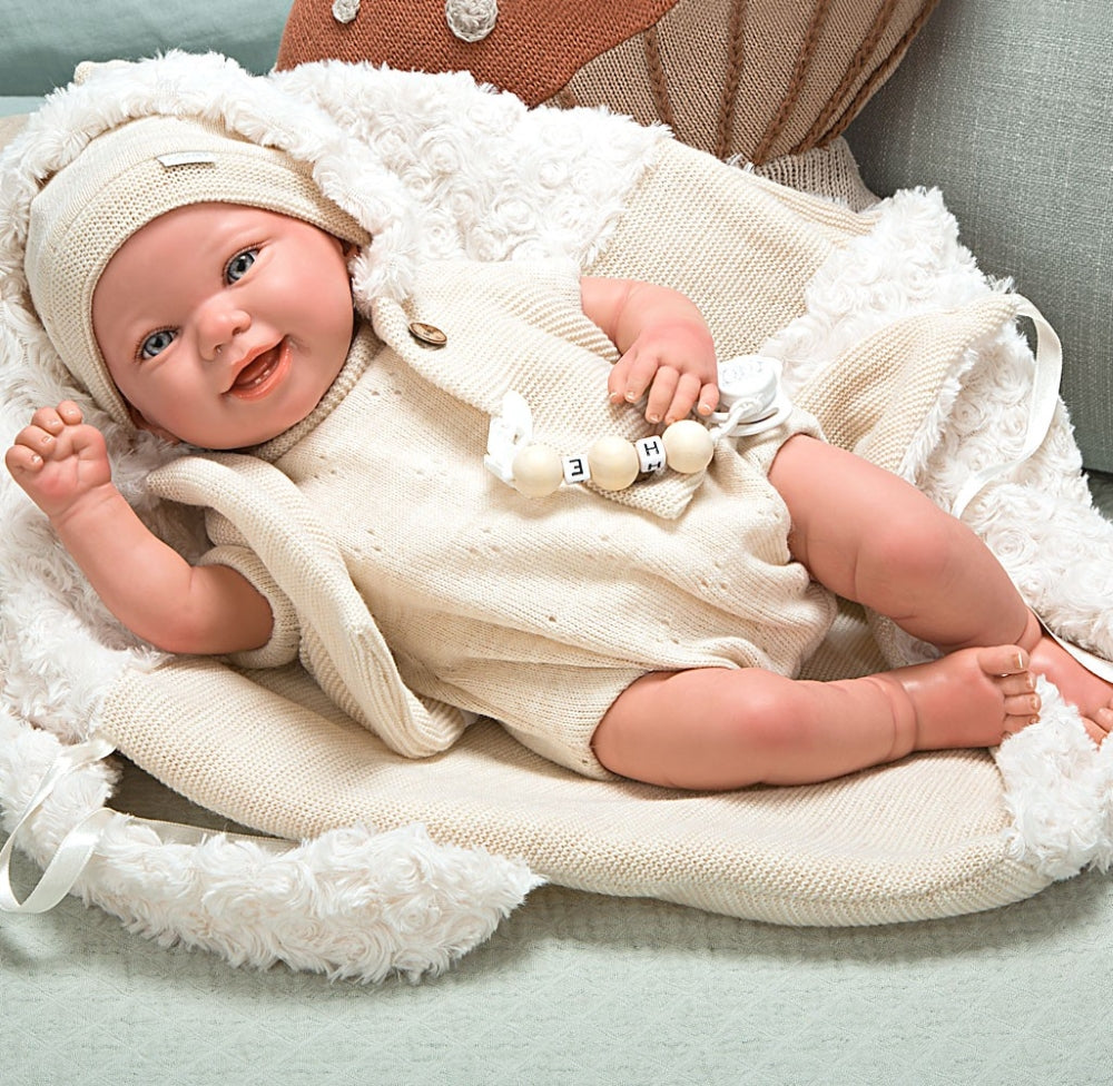 Arias Reborn kūdikėlis, 45 cm – Pupuliuk.lt