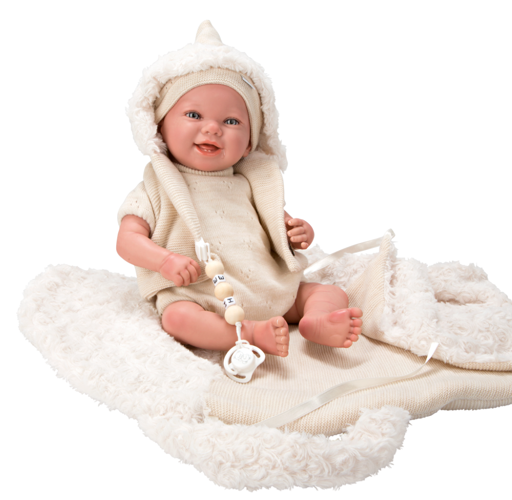 Arias Reborn kūdikėlis, 45 cm – Pupuliuk.lt