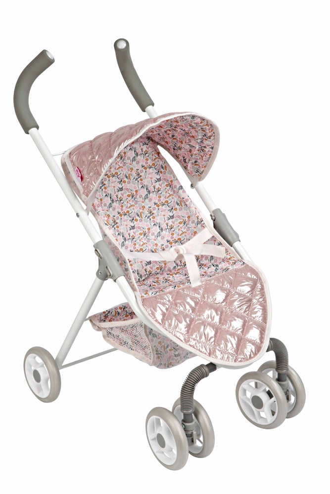 Arias lėlės kūdikio sportinis vežimėlis, blizgantis, 62 cm – Pupuliuk.lt
