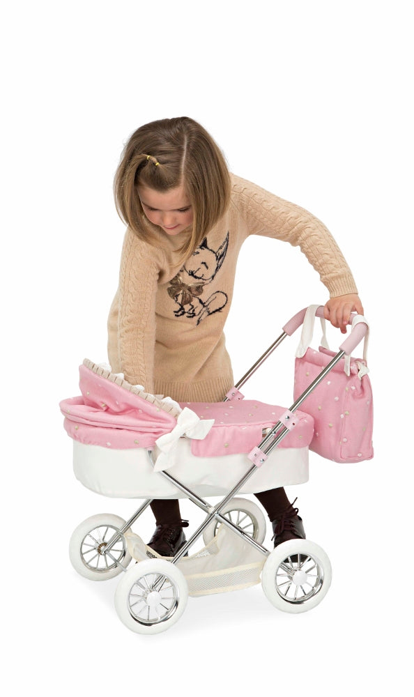 Arias taškuotas vežimėlis, 55 cm – Pupuliuk.lt