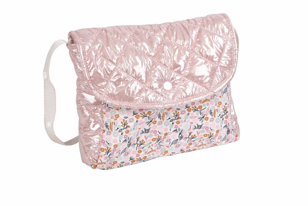 Arias lėlės kūdikio vežimėlis, blizgantis, 55 cm – Pupuliuk.lt