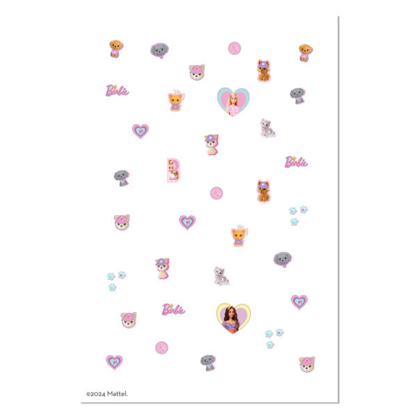 Barbie Snails nagų lipdukai, Barbie™ and Pets – Pupuliuk.lt