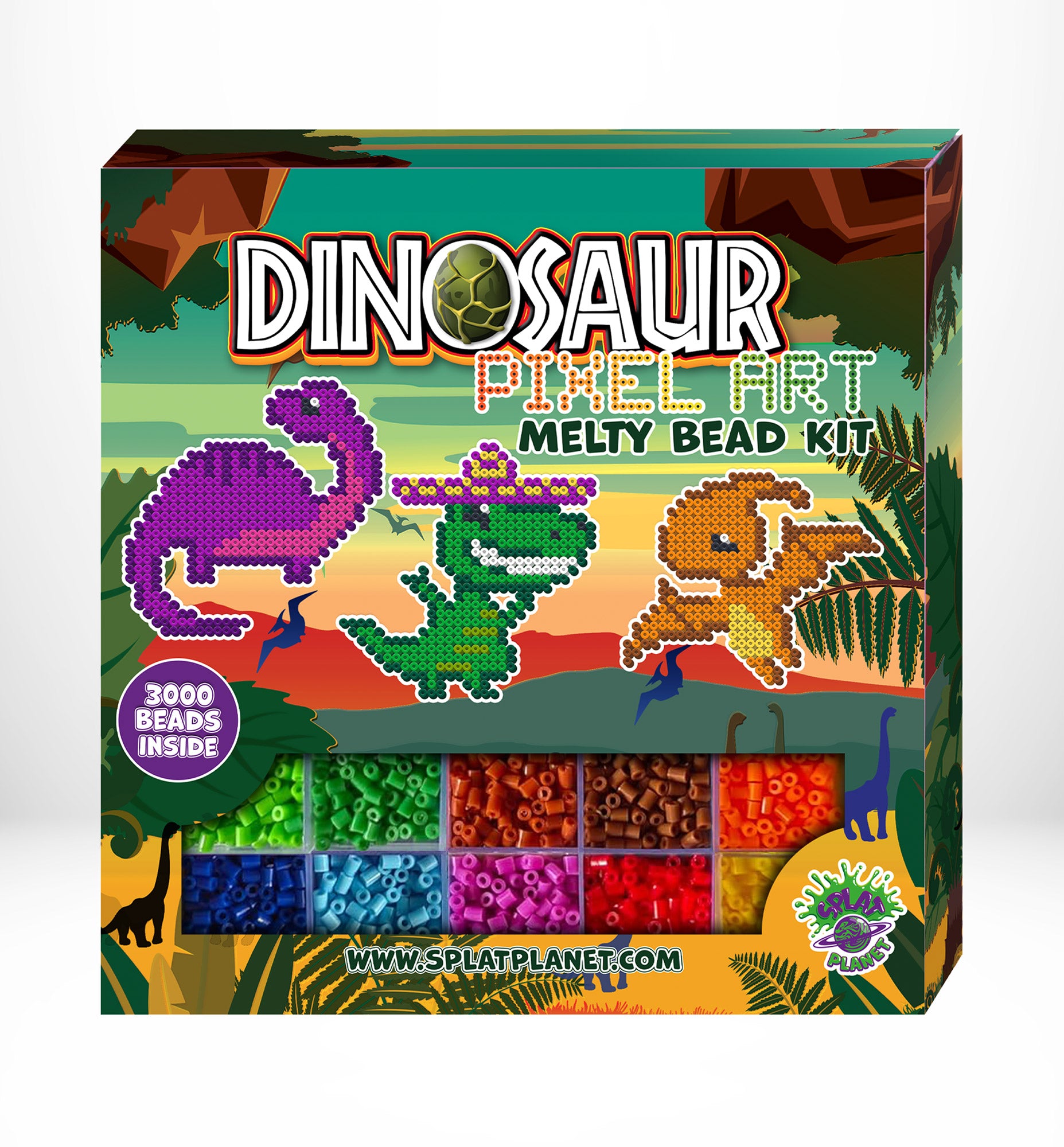 Splat Planet lyginimo karoliukai, Dinozaurai – Pupuliuk.lt