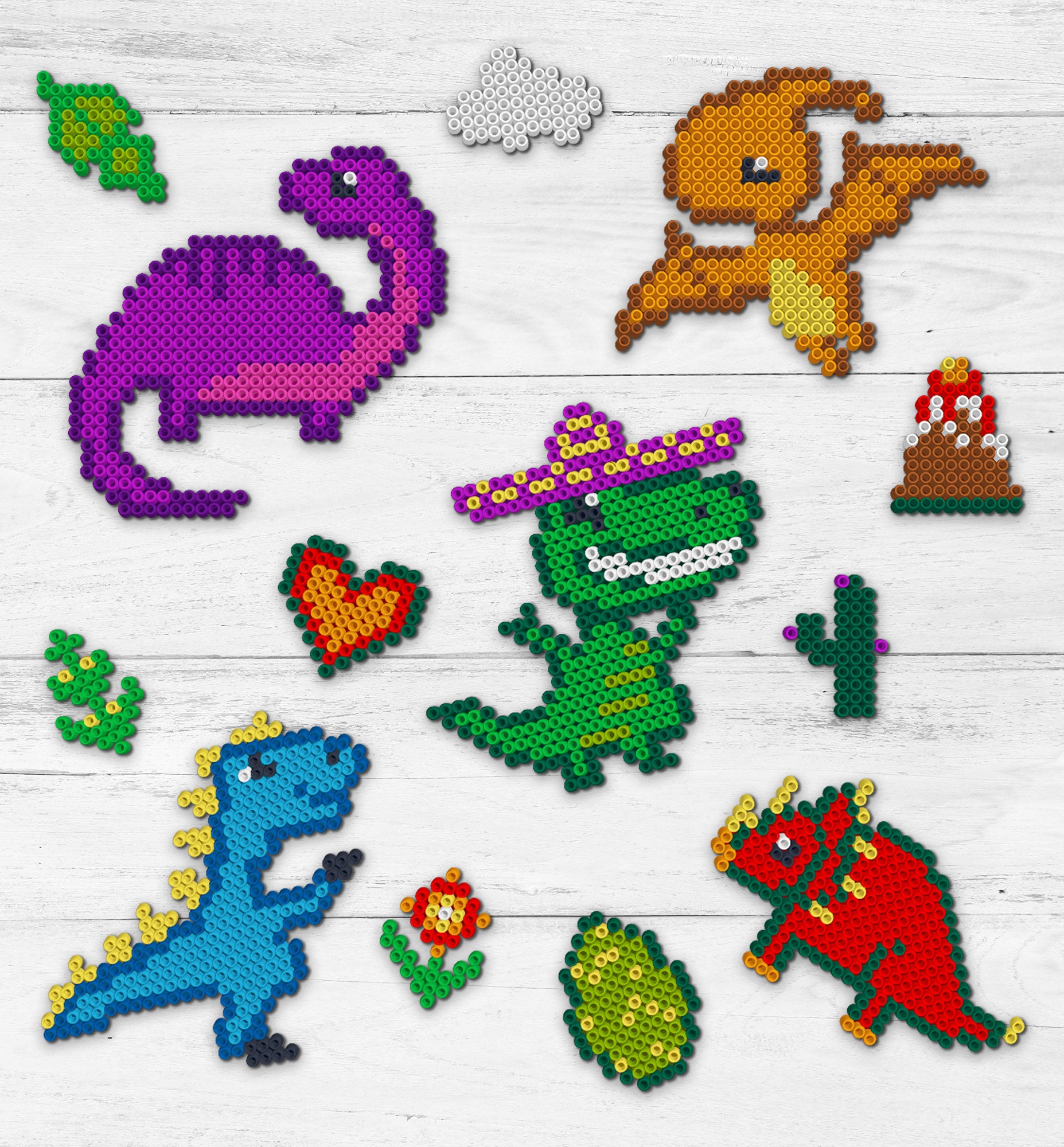 Splat Planet lyginimo karoliukai, Dinozaurai – Pupuliuk.lt