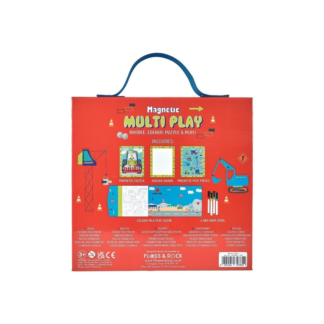 Magnetinė scena 4 in 1, Statybos – Pupuliuk.lt