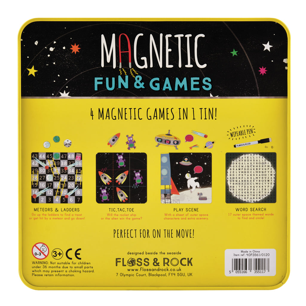 Magnetinis žaidimas, Kosmosas 4 in 1 – Pupuliuk.lt