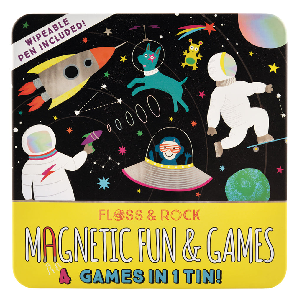 Magnetinis žaidimas, Kosmosas 4 in 1 – Pupuliuk.lt