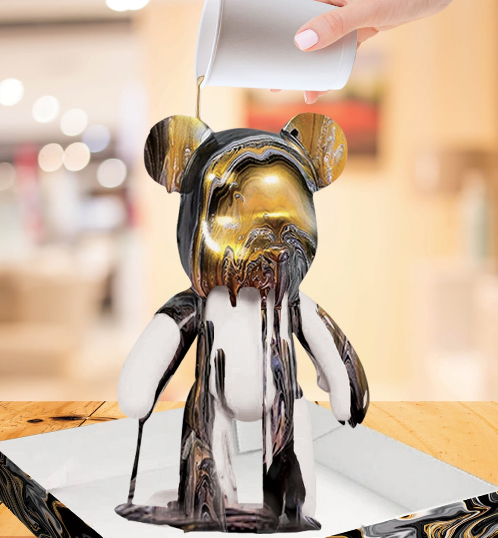 Splat Planet kūrybinis rinkinys Marble Bear, metalika – Pupuliuk.lt