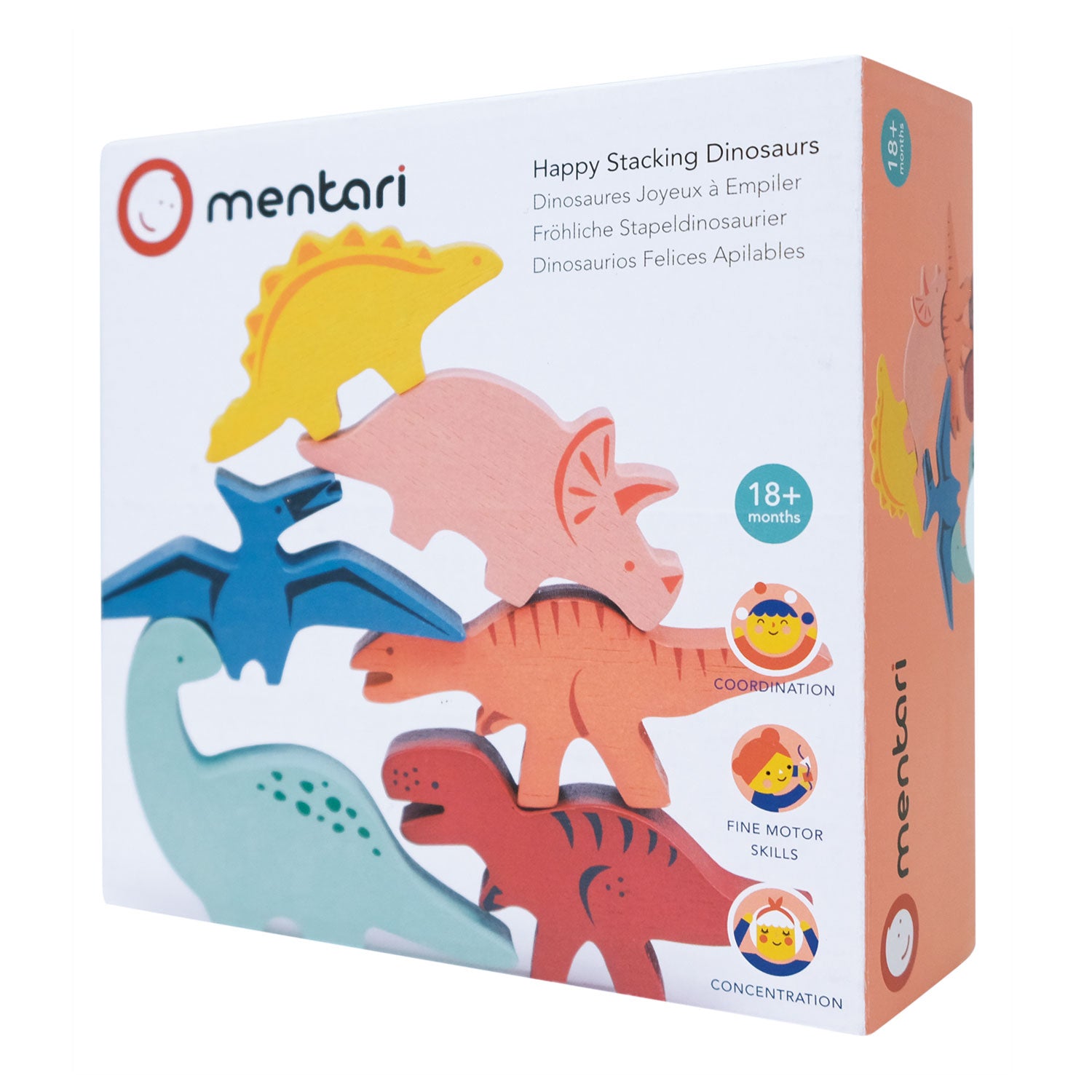 Mentari Statymo-pusiausvyros žaidimas, Dinozaurai – Pupuliuk.lt