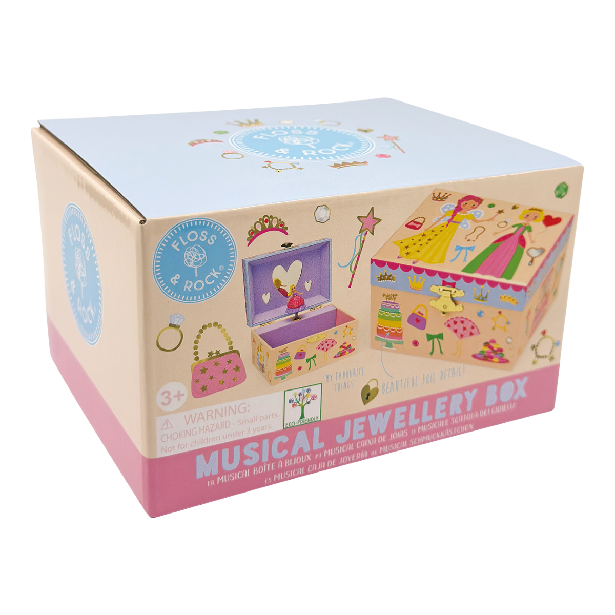 Muzikinė papuošalų dėžutė, Princesė – Pupuliuk.lt