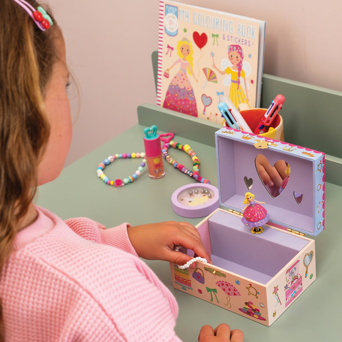 Muzikinė papuošalų dėžutė, Princesė – Pupuliuk.lt