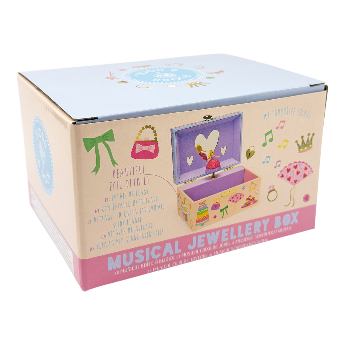 Muzikinė papuošalų dėžutė, Princesė – Pupuliuk.lt