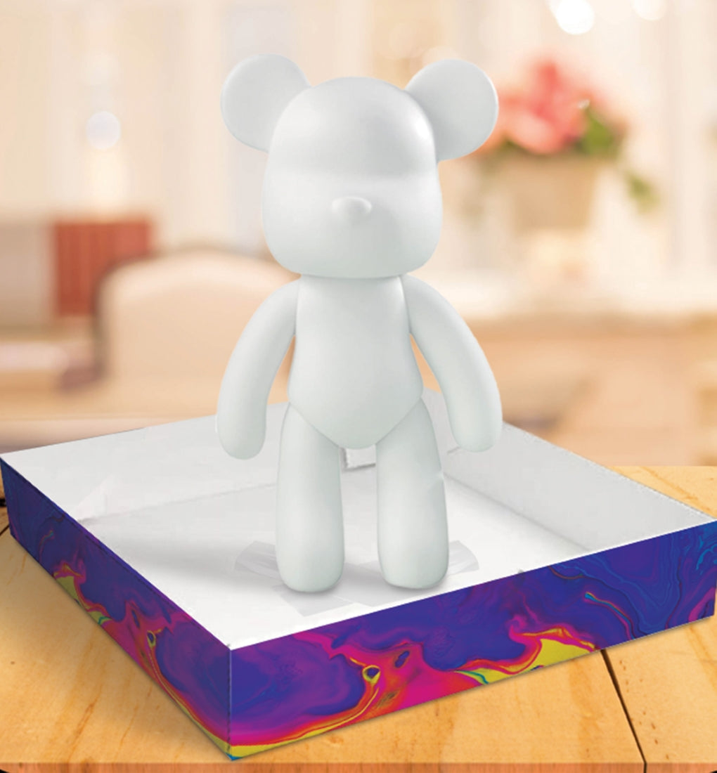 Splat Planet kūrybinis rinkinys Marble Bear, neonas – Pupuliuk.lt