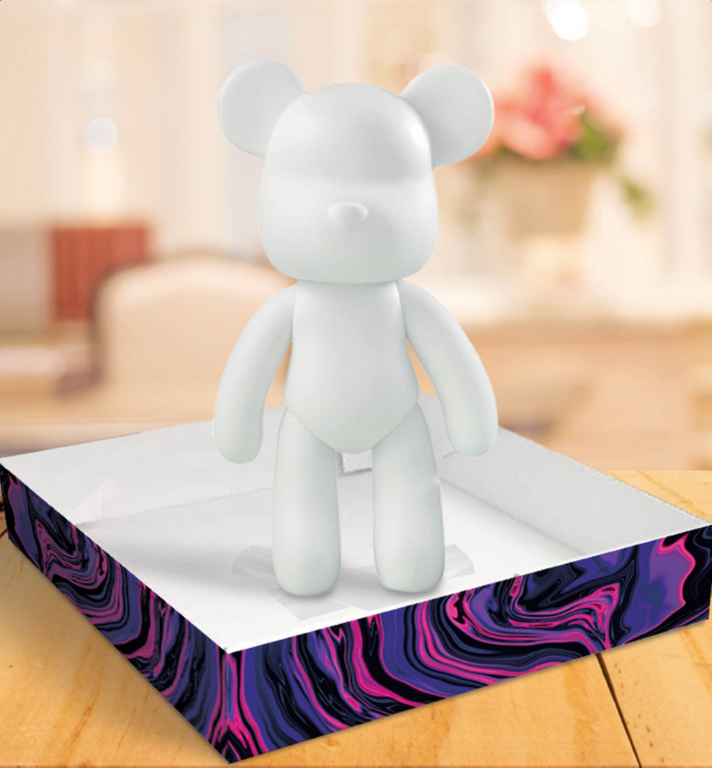 Splat Planet kūrybinis rinkinys Marble Bear, rožinis – Pupuliuk.lt